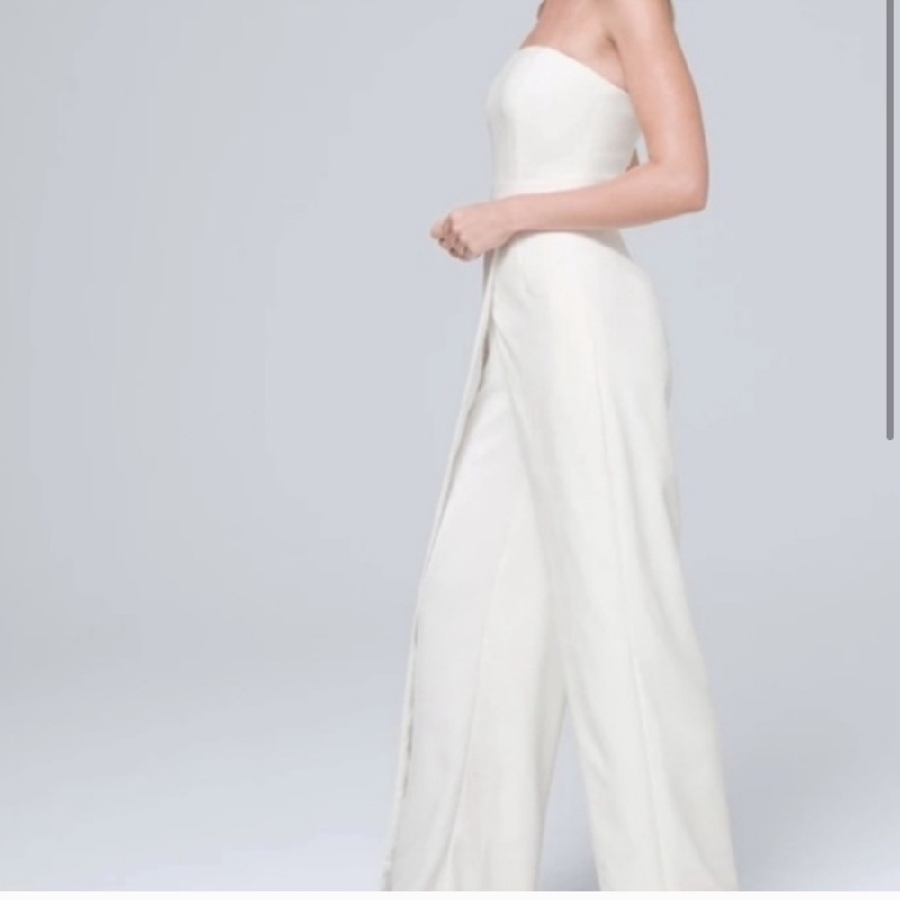 NWOT CONVERTIBLE STRAPLESS SPLIT-LEG JUMPSUIT